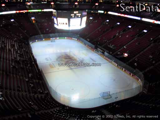 Seat view from section 330 at the Bell Centre, home of the Montreal Canadiens