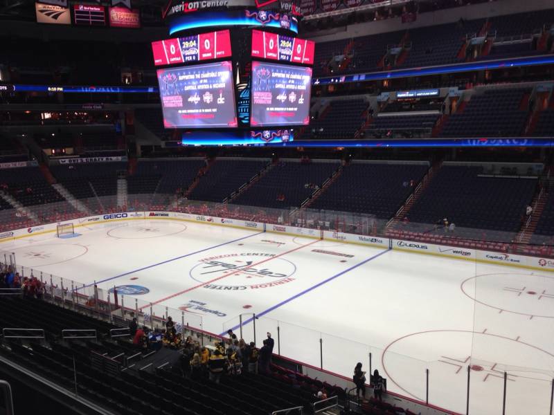 Seat view from section 203 at Capital One Arena, home of the Washington Capitals