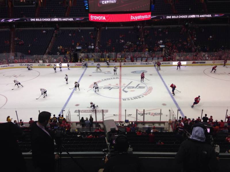 Seat view from section 215 at Capital One Arena, home of the Washington Capitals