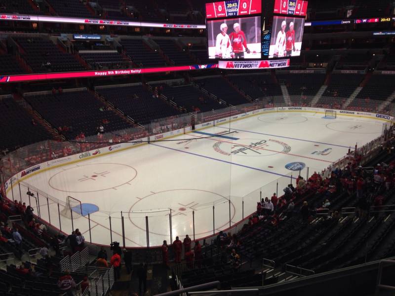 Seat view from section 225 at Capital One Arena, home of the Washington Capitals