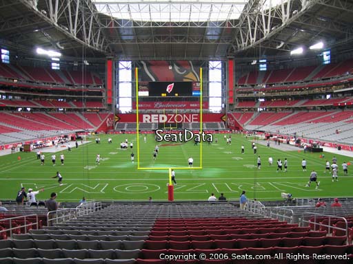 View from section 119 at State Farm Stadium, home of the Arizona Cardinals