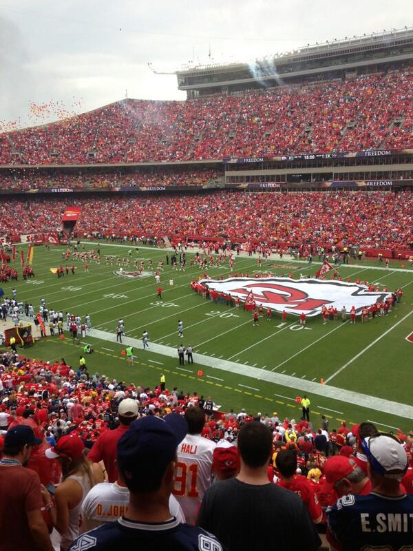 Seat view from section 241 at Arrowhead Stadium, home of the Kansas City Chiefs