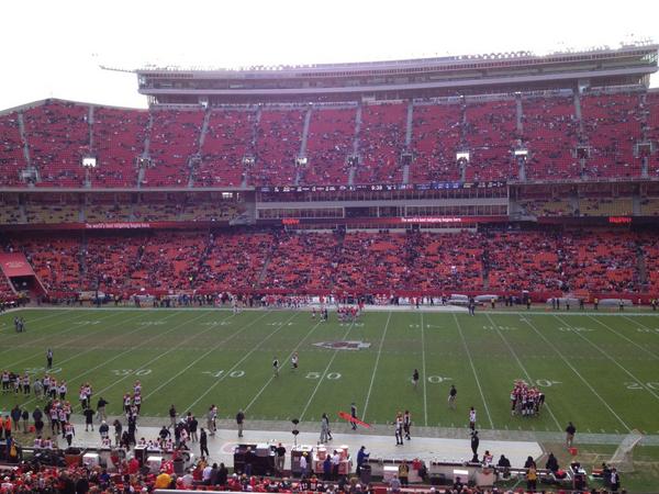 Seat view from section 246 at Arrowhead Stadium, home of the Kansas City Chiefs