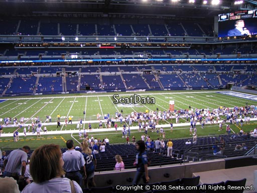 Seat view from section 241 at Lucas Oil Stadium, home of the Indianapolis Colts