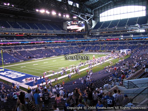 Seat view from section 247 at Lucas Oil Stadium, home of the Indianapolis Colts