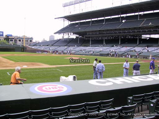 Seat view from section 12 at Wrigley Field, home of the Chicago Cubs