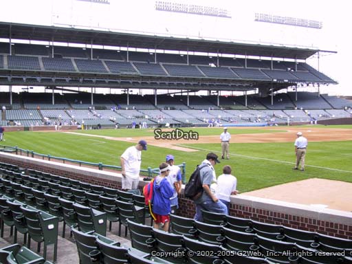 Seat view from section 35 at Wrigley Field, home of the Chicago Cubs