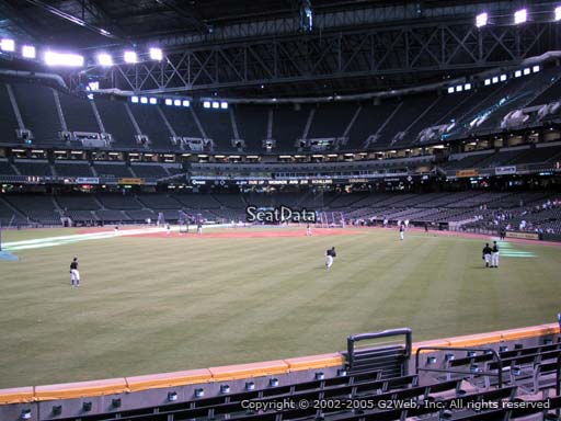 Seat view from section 143 at Chase Field, home of the Arizona Diamondbacks