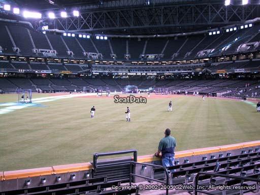 Seat view from section 144 at Chase Field, home of the Arizona Diamondbacks