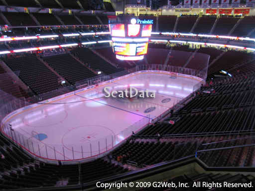 Seat view from section 107 at the Prudential Center, home of the New Jersey Devils
