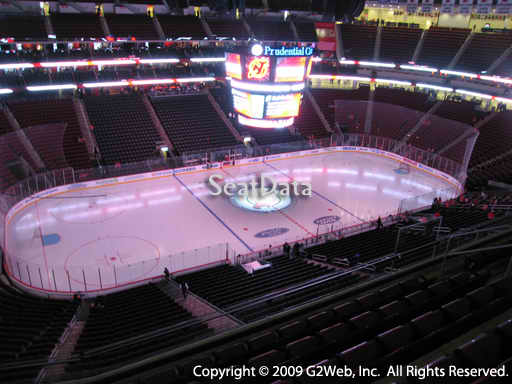 Seat view from section 109 at the Prudential Center, home of the New Jersey Devils