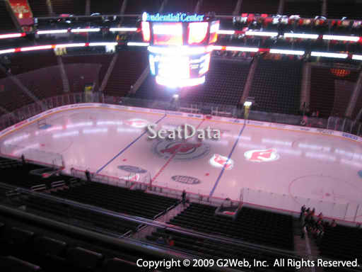 Seat view from section 113 at the Prudential Center, home of the New Jersey Devils