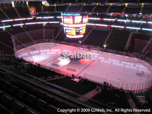 Seat view from section 114 at the Prudential Center, home of the New Jersey Devils