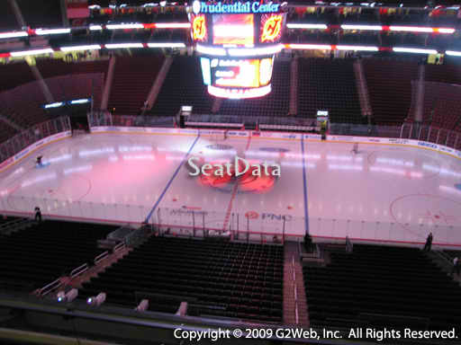 Seat view from section 129 at the Prudential Center, home of the New Jersey Devils