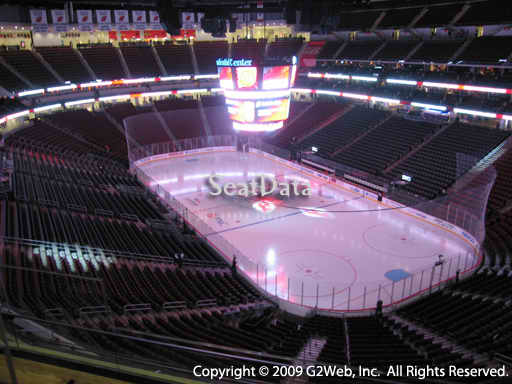 Seat view from section 134 at the Prudential Center, home of the New Jersey Devils