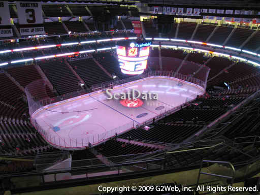 Seat view from section 208 at the Prudential Center, home of the New Jersey Devils