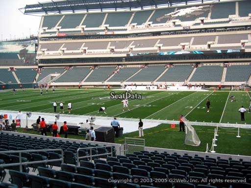 Seat view from section 103 at Lincoln Financial Field, home of the Philadelphia Eagles