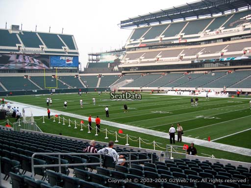 Seat view from section 106 at Lincoln Financial Field, home of the Philadelphia Eagles