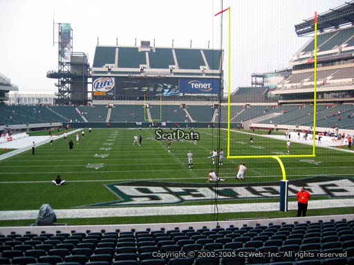 Seat view from section 110 at Lincoln Financial Field, home of the Philadelphia Eagles