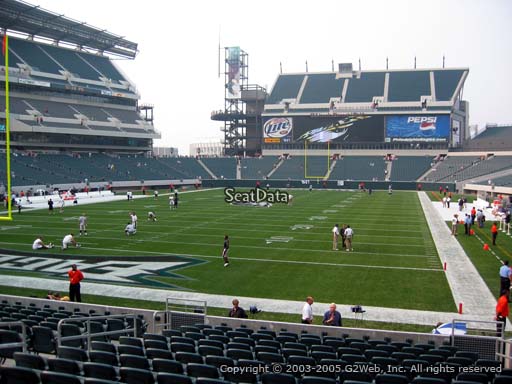 Seat view from section 112 at Lincoln Financial Field, home of the Philadelphia Eagles