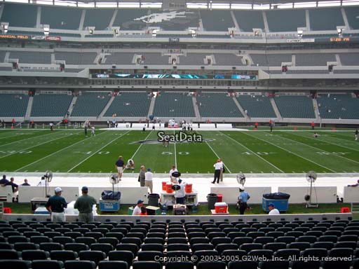 Seat view from section 120 at Lincoln Financial Field, home of the Philadelphia Eagles