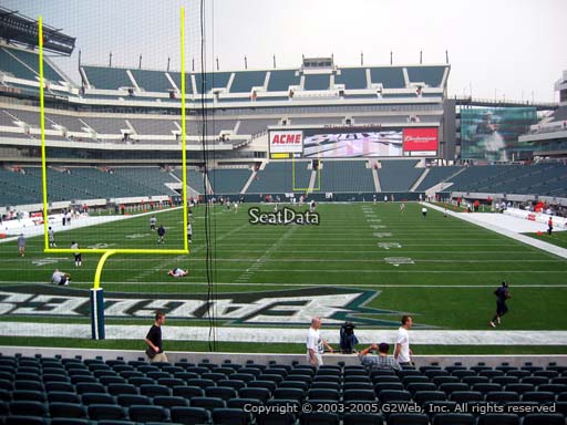 Seat view from section 130 at Lincoln Financial Field, home of the Philadelphia Eagles