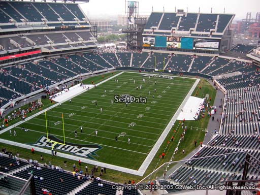 Seat view from section 216 at Lincoln Financial Field, home of the Philadelphia Eagles