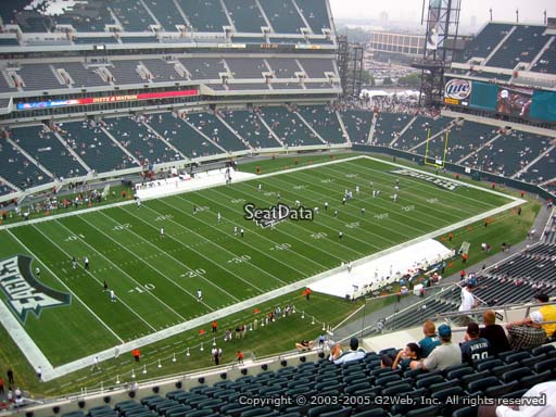 Seat view from section 220 at Lincoln Financial Field, home of the Philadelphia Eagles