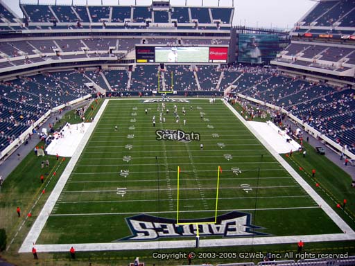 Seat view from section 235 at Lincoln Financial Field, home of the Philadelphia Eagles
