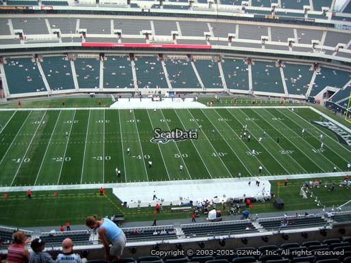 Seat view from section 244 at Lincoln Financial Field, home of the Philadelphia Eagles