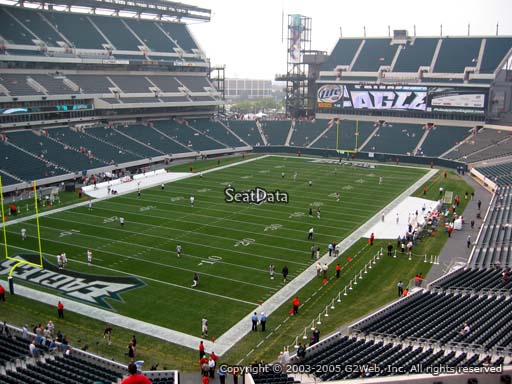 Seat view from club section 14 at Lincoln Financial Field, home of the Philadelphia Eagles
