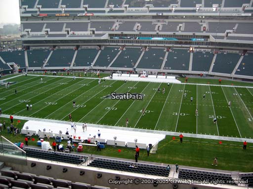 Seat view from club section 23 at Lincoln Financial Field, home of the Philadelphia Eagles