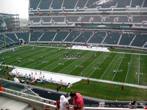 Seat view from club section 24 at Lincoln Financial Field, home of the Philadelphia Eagles