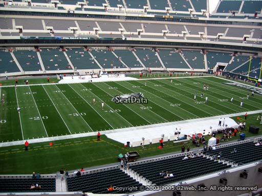 Seat view from club section 38 at Lincoln Financial Field, home of the Philadelphia Eagles