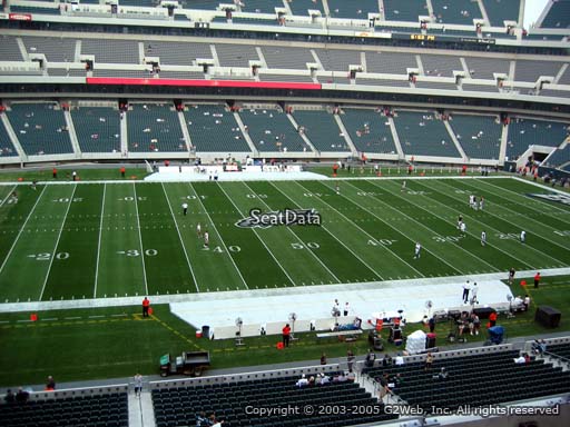 Seat view from club section 39 at Lincoln Financial Field, home of the Philadelphia Eagles