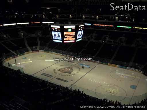 Seat view from section 432 at the BB&T Center, home of the Florida Panthers