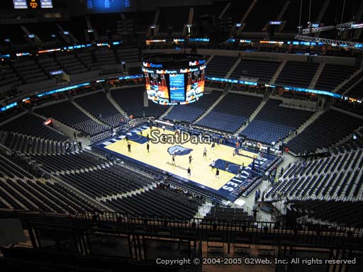 Seat view from section 228 at Fedex Forum, home of the Memphis Grizzlies.