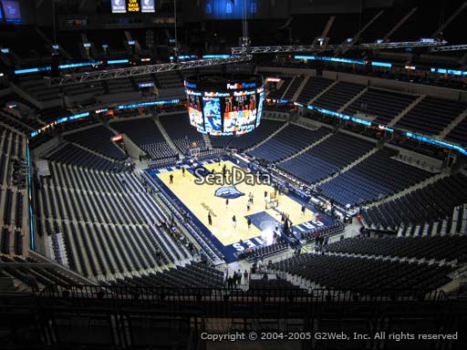 Seat view from section 230 at Fedex Forum, home of the Memphis Grizzlies.