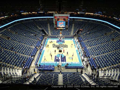 Seat view from section 324 at the Smoothie King Center, home of the New Orleans Pelicans