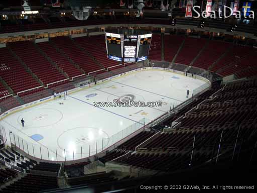Seat view from section 309 at PNC Arena, home of the Carolina Hurricanes