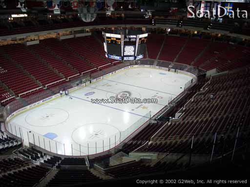 Seat view from section 310 at PNC Arena, home of the Carolina Hurricanes