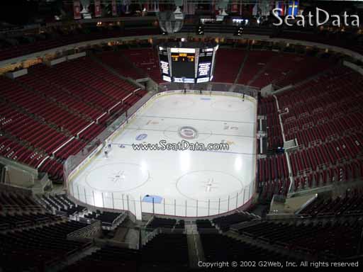 Seat view from section 313 at PNC Arena, home of the Carolina Hurricanes