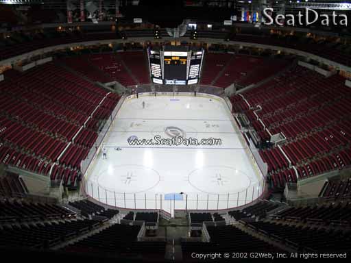 Seat view from section 314 at PNC Arena, home of the Carolina Hurricanes