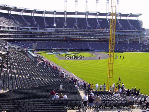 Seat view from section 317 at Progressive Field, home of the Cleveland Indians