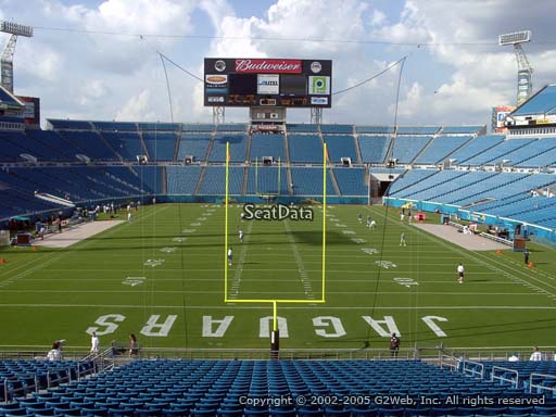 Seat view from section 148 at TIAA Bank Field, home of the Jacksonville Jaguars