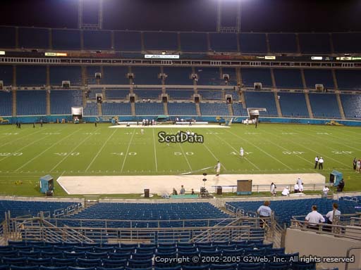 Seat view from section 211 at TIAA Bank Field, home of the Jacksonville Jaguars