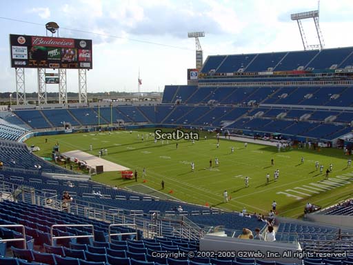Seat view from section 229 at TIAA Bank Field, home of the Jacksonville Jaguars