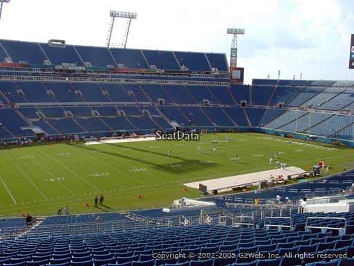 Seat view from section 241 at TIAA Bank Field, home of the Jacksonville Jaguars