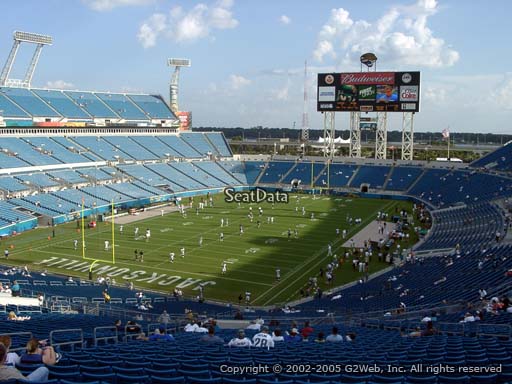 Seat view from section 319 at TIAA Bank Field, home of the Jacksonville Jaguars