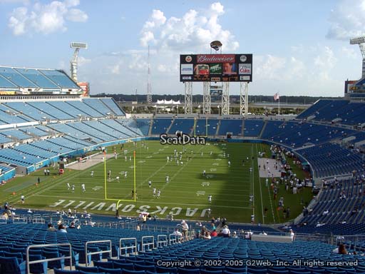 Seat view from section 321 at TIAA Bank Field, home of the Jacksonville Jaguars